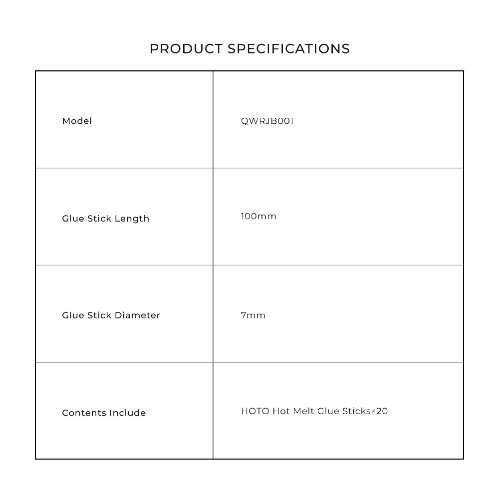 20 PCS HOT MELT GLUE STICKS
